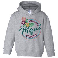 Supportive Colorful Maui Strong Lahaina Banyan Tree Toddler Hoodie