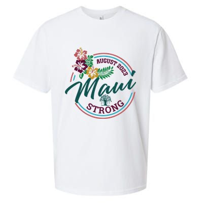 Supportive Colorful Maui Strong Lahaina Banyan Tree Sueded Cloud Jersey T-Shirt