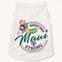 Supportive Colorful Maui Strong Lahaina Banyan Tree Doggie Tank