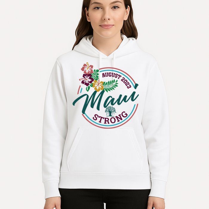 Supportive Colorful Maui Strong Lahaina Banyan Tree Hoodie