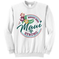 Supportive Colorful Maui Strong Lahaina Banyan Tree Sweatshirt