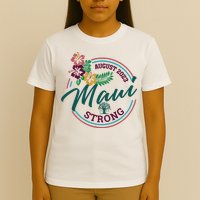 Supportive Colorful Maui Strong Lahaina Banyan Tree T-Shirt