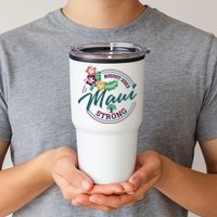 Supportive Colorful Maui Strong Lahaina Banyan Tree Tumbler