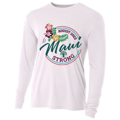 Supportive Colorful Maui Strong Lahaina Banyan Tree Cooling Performance Long Sleeve Crew