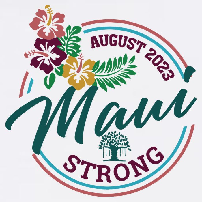Supportive Colorful Maui Strong Lahaina Banyan Tree Premium T-Shirt