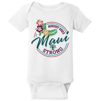 Supportive Colorful Maui Strong Lahaina Banyan Tree Baby Bodysuit
