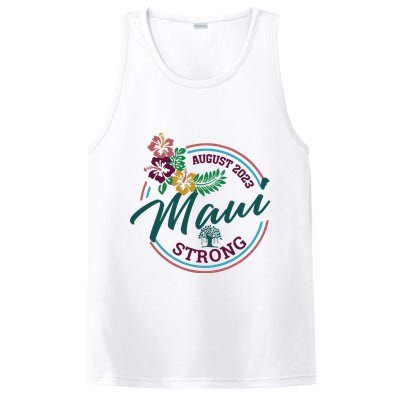 Supportive Colorful Maui Strong Lahaina Banyan Tree PosiCharge Competitor Tank