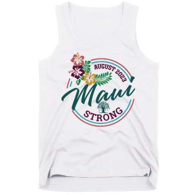 Supportive Colorful Maui Strong Lahaina Banyan Tree Tank Top