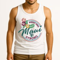 Supportive Colorful Maui Strong Lahaina Banyan Tree Tank Top