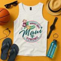 Supportive Colorful Maui Strong Lahaina Banyan Tree Tank Top
