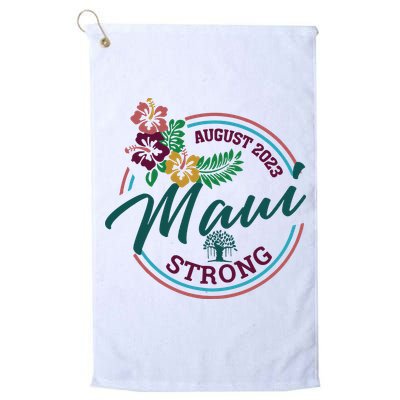 Supportive Colorful Maui Strong Lahaina Banyan Tree Golf Towel