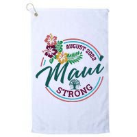 Supportive Colorful Maui Strong Lahaina Banyan Tree Golf Towel