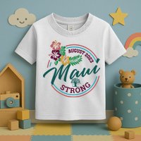 Supportive Colorful Maui Strong Lahaina Banyan Tree Toddler T-Shirt
