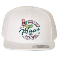 Supportive Colorful Maui Strong Lahaina Banyan Tree Wool Snapback Cap