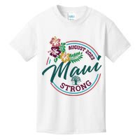Supportive Colorful Maui Strong Lahaina Banyan Tree Kids T-Shirt