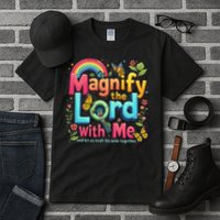 Summer Camp Magnify The Lord Christian VBS 2025 Gift Tall T-Shirt