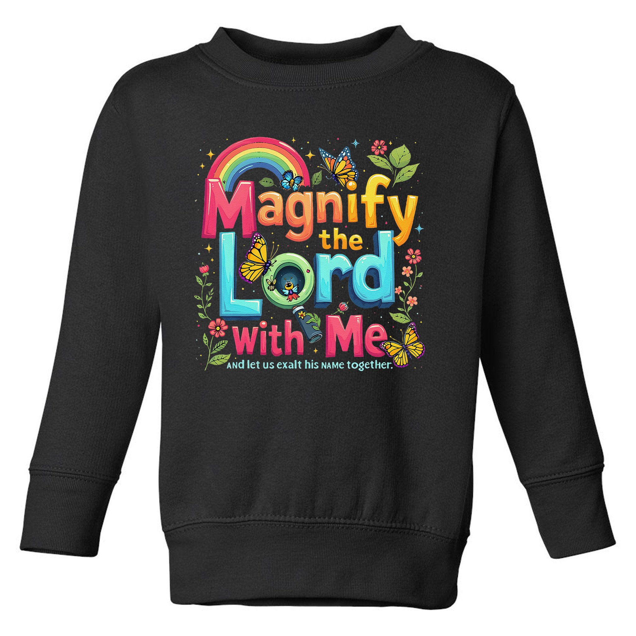 Summer Camp Magnify The Lord Christian VBS 2025 Gift Toddler Sweatshirt