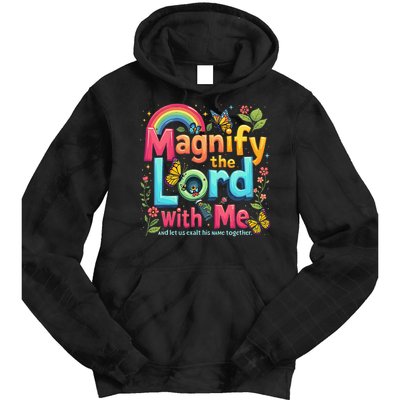 Summer Camp Magnify The Lord Christian VBS 2025 Gift Tie Dye Hoodie