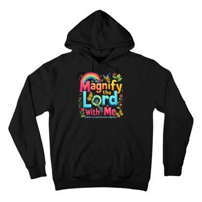 Summer Camp Magnify The Lord Christian VBS 2025 Gift Tall Hoodie