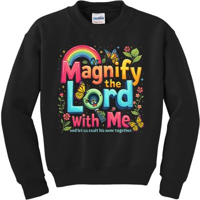 Summer Camp Magnify The Lord Christian VBS 2025 Gift Kids Sweatshirt