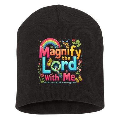 Summer Camp Magnify The Lord Christian VBS 2025 Gift Short Acrylic Beanie