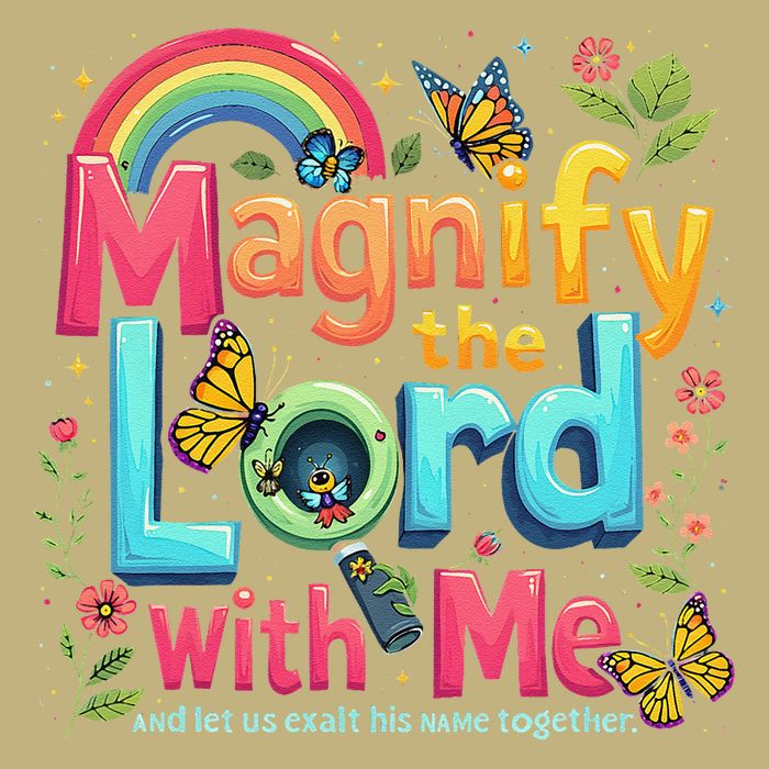 Summer Camp Magnify The Lord Christian VBS 2025 Gift Performance Shirt