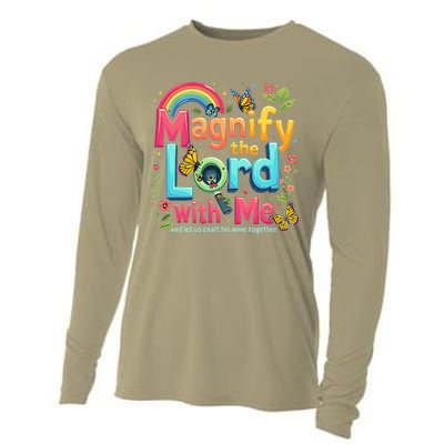 Summer Camp Magnify The Lord Christian VBS 2025 Gift Cooling Performance Long Sleeve Crew