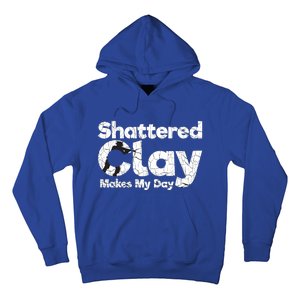 Shattered Clay Makes My Day Shooting Archery Gift Hoodie