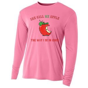 She Call Me Apple The Way I Be In Cider Cooling Performance Long Sleeve Crew