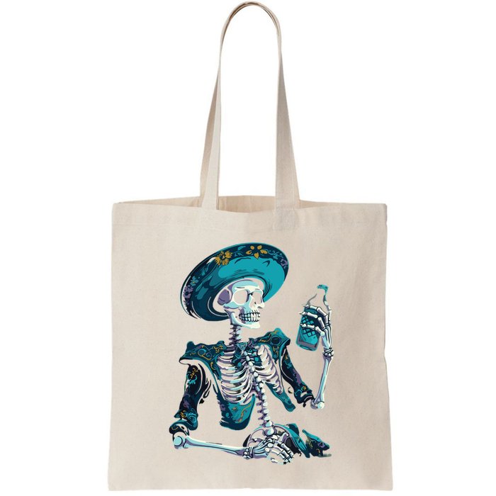 Skeleton Charro Mexican Skull Tequila Long Sleeve Bag