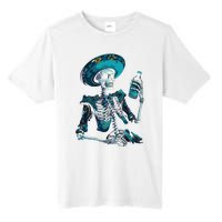 Skeleton Charro Mexican Skull Tequila Long Sleeve Tall Fusion ChromaSoft Performance T-Shirt