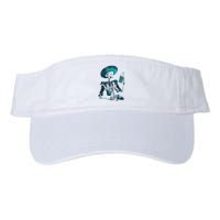 Skeleton Charro Mexican Skull Tequila Long Sleeve Visor