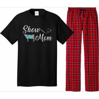 Show Cow Mom Funny Love Cattle Gift Mother's Day Pajama Set