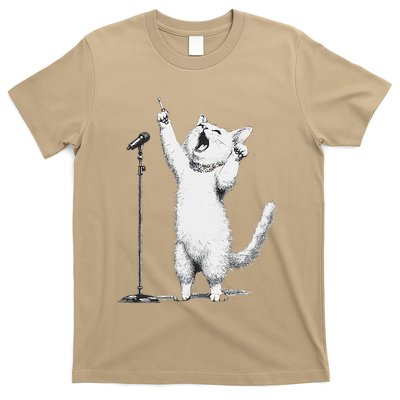 Singing Cat Microphone Enthusiast T-Shirt