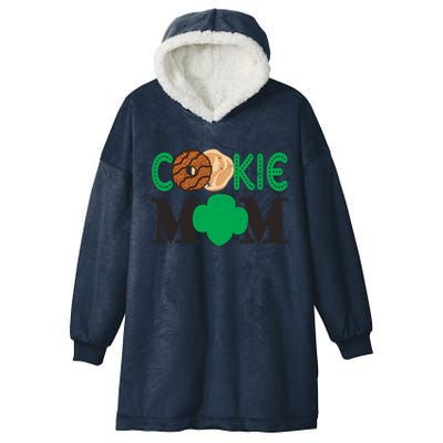 Scougift Cookie Mom Troop Leader Family Matching Gift Hooded Wearable Blanket