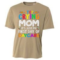 Stop Crying Mom Its Just My First Day Of Daycare Cooling Performance Crew T-Shirt