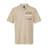 Stop Crying Mom Its Just My First Day Of Daycare Softstyle Adult Sport Polo