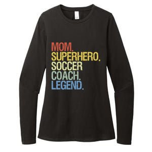 Soccer Coach Mom Womens CVC Long Sleeve Shirt