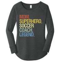 Soccer Coach Mom Women's Perfect Tri Tunic Long Sleeve Shirt