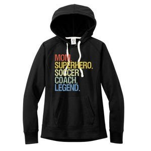 Soccer Coach Mom Women's Fleece Hoodie