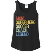 Soccer Coach Mom Ladies Essential Tank