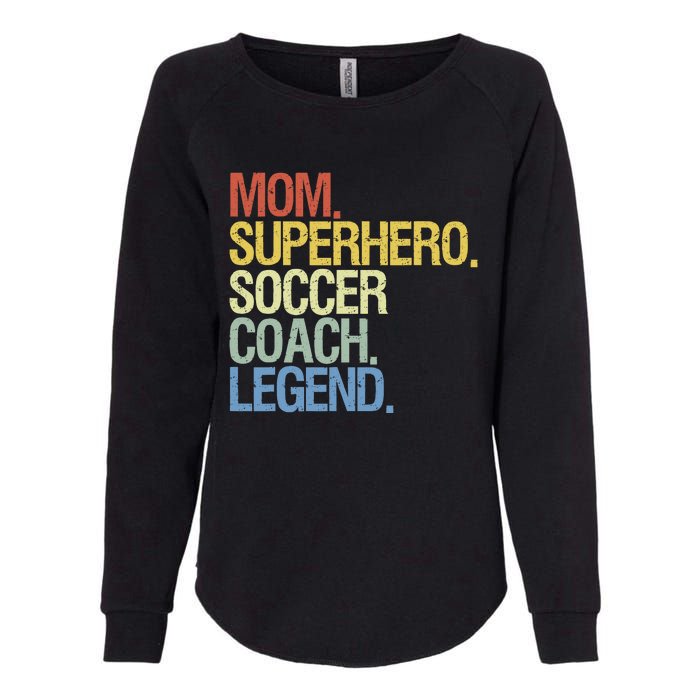 Soccer Coach Mom Womens California Wash Sweatshirt