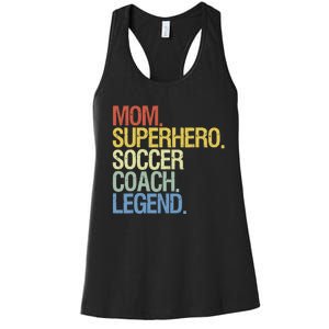 Soccer Coach Mom Women's Racerback Tank