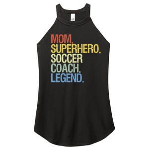 Soccer Coach Mom Women's Perfect Tri Rocker Tank