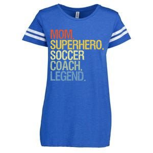 Soccer Coach Mom Enza Ladies Jersey Football T-Shirt