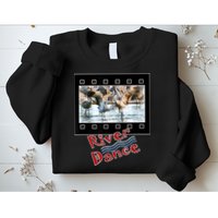 Sandhill Crane Migration Photograph River Dance Sweatshirt