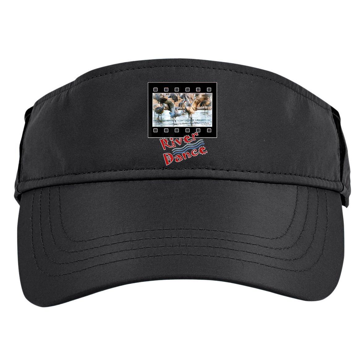 Sandhill Crane Migration Photograph River Dance Adult Drive Performance Visor