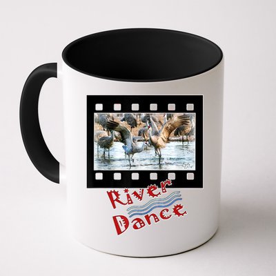 Sandhill Crane Migration Photograph River Dance Mug