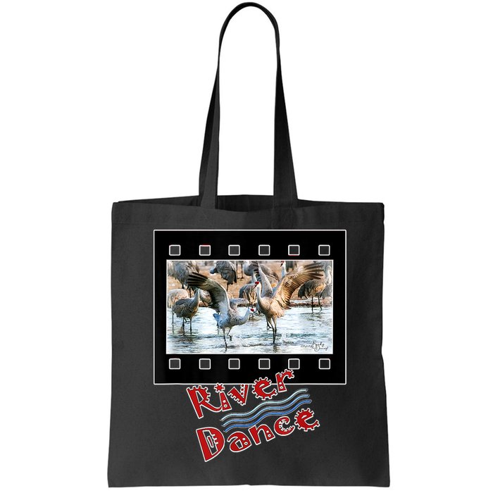 Sandhill Crane Migration Photograph River Dance Bag