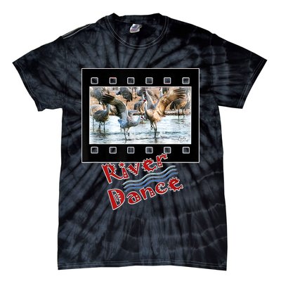 Sandhill Crane Migration Photograph River Dance Tie-Dye T-Shirt